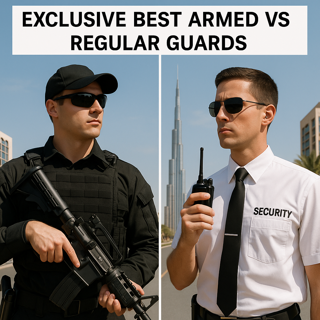 Generate a high-quality, relevant image prompt for an article about: security in Dubai: Exclusive Be