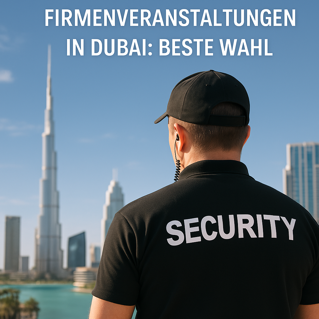 Generate a high-quality, relevant image prompt for an article about: Sicherheit für Firmenveranstal