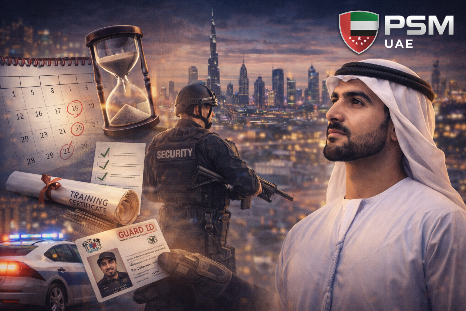 How Long Does It Take to Become a Security Guard in Dubai?