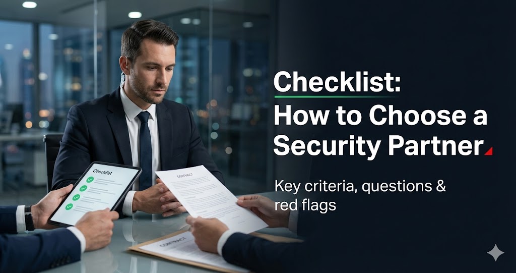 How to Choose a Security Partner